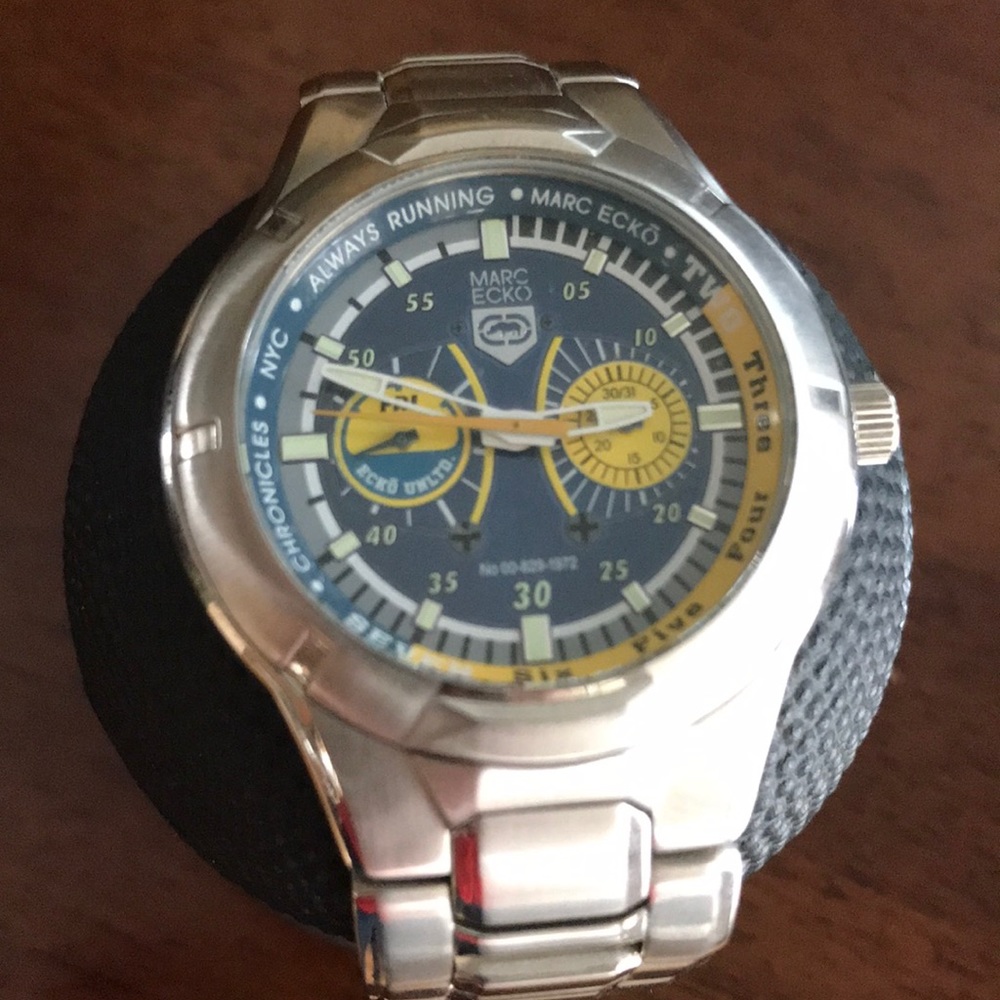 Marc ecko men’s watch almost new.
